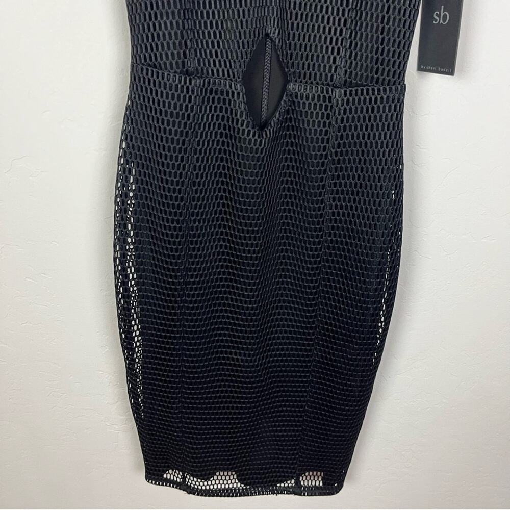 SB by Sheri Bodell Black Eyelet Midi Dress - Picture 3 of 8
